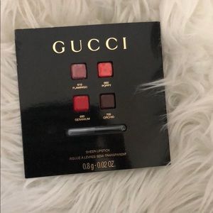 Gucci Lip Samples